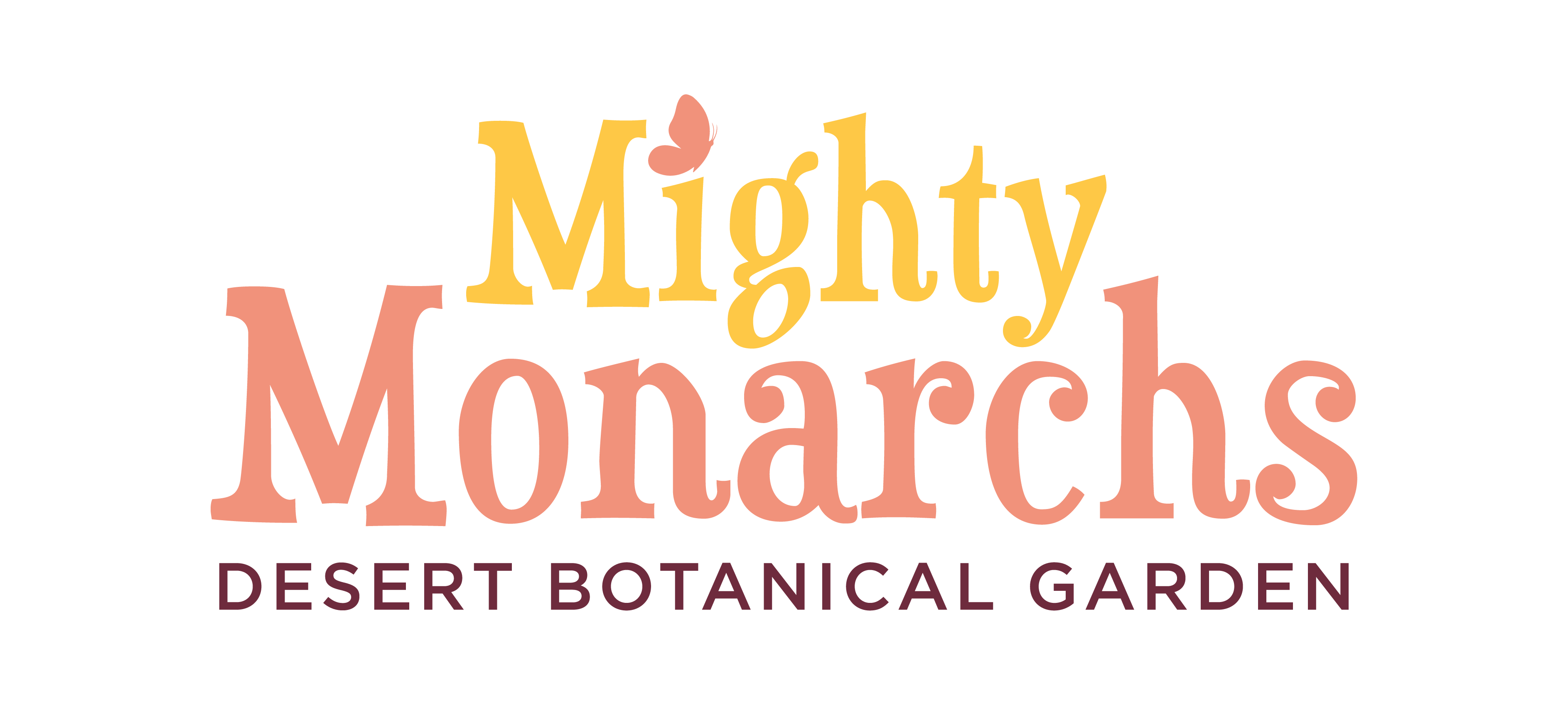 Mighty Monarchs en Desert Botanical Garden Logo