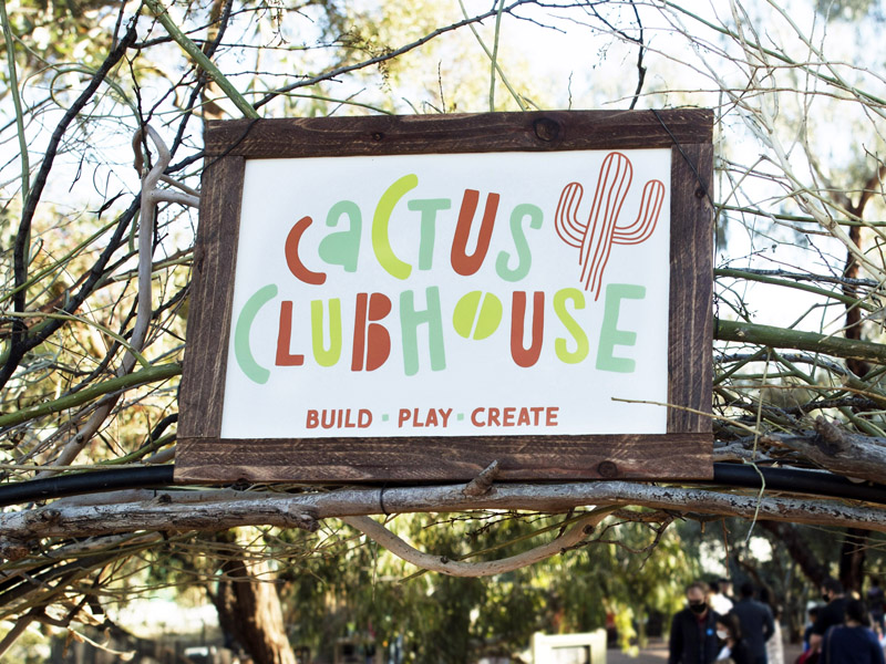 Cactus Clubhouse Entrance at DBG