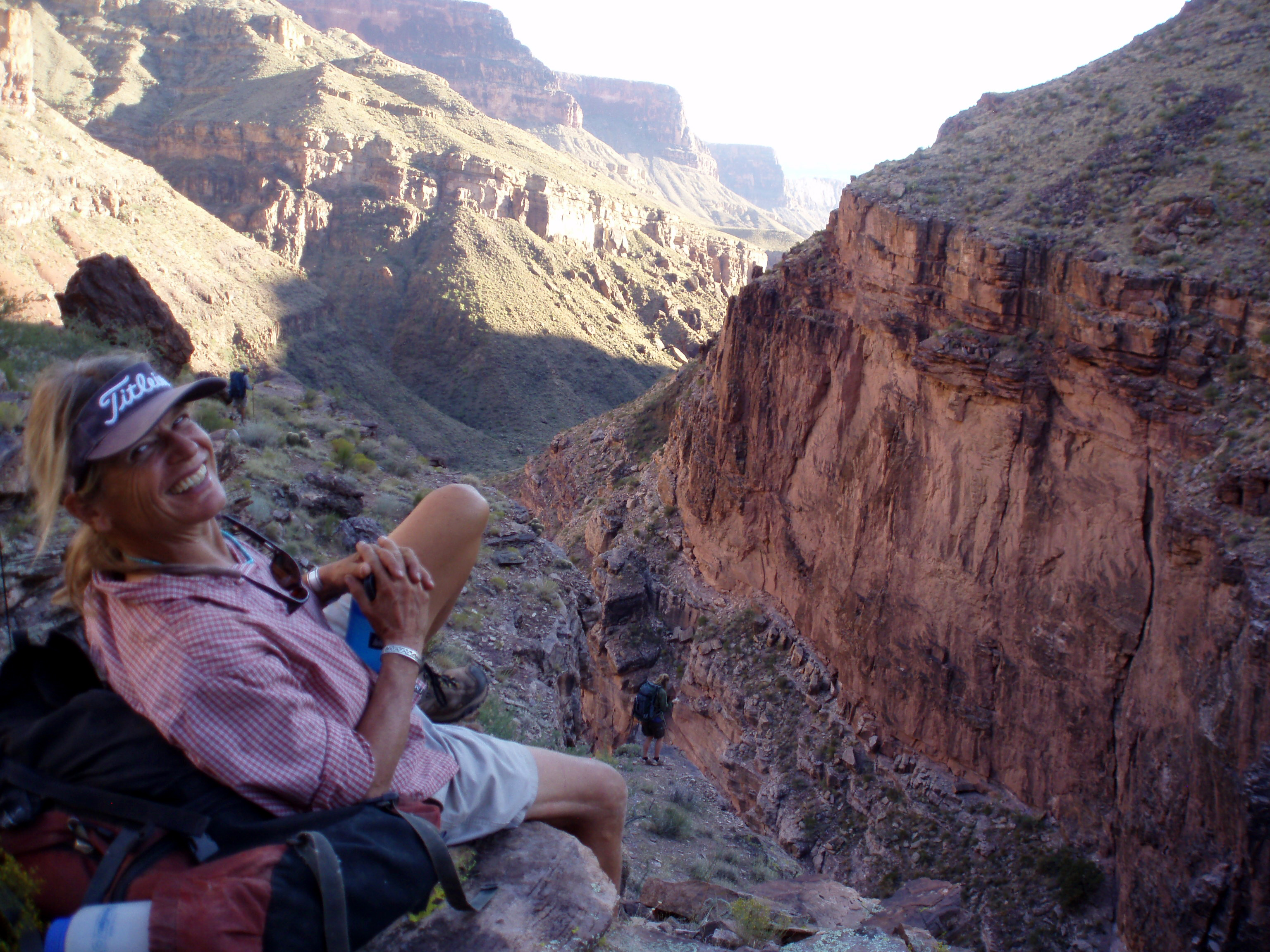 Wendy Hodgson in the Grand Canyon