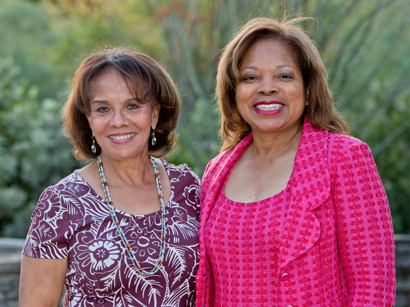 Sylvia McDowell and Diana Gregory