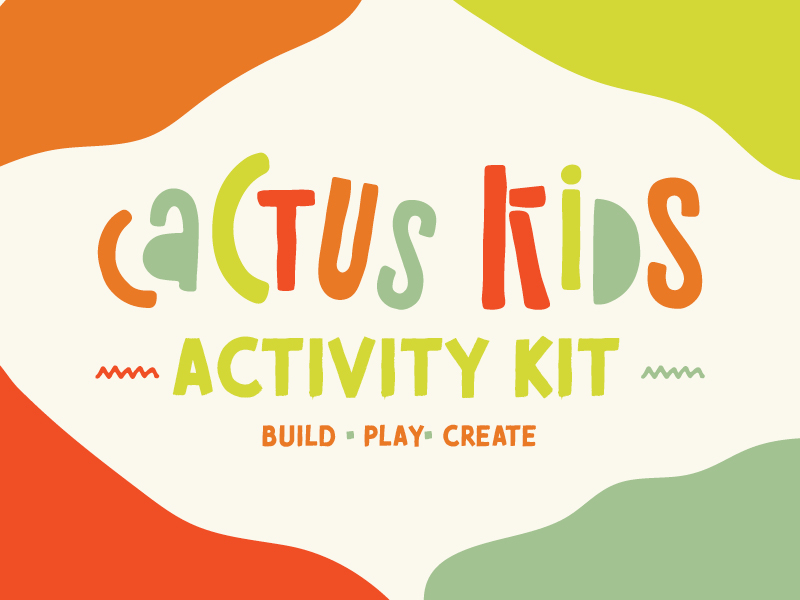 cactus kids activity kit