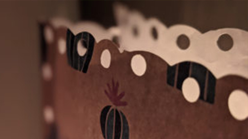 Girl Scouts at Looking at a Bug at Desert Botanical Garden