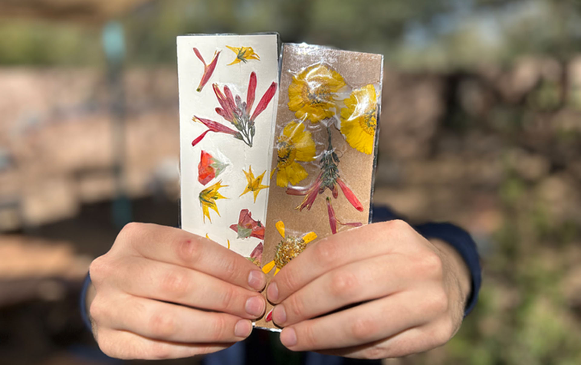 Dried Flower Bookmark