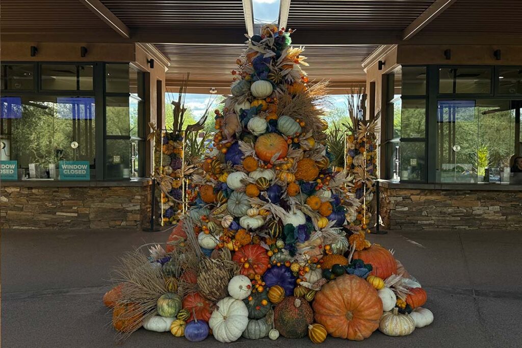 Fall Decor at the Garden
